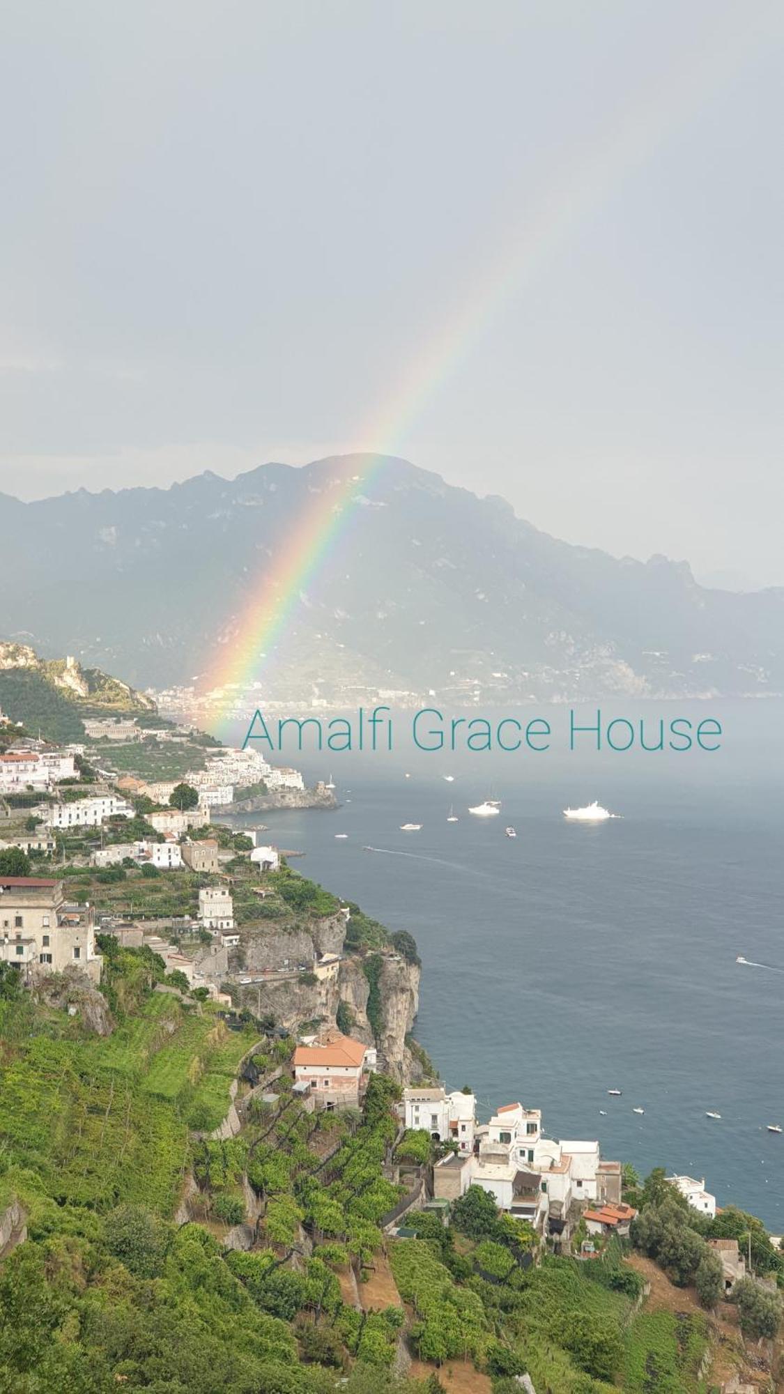 Villa Grace Amalfi Seaview ภายนอก รูปภาพ